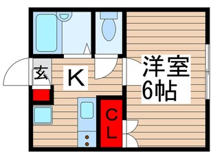 パティオ稔台Ｃの物件間取画像